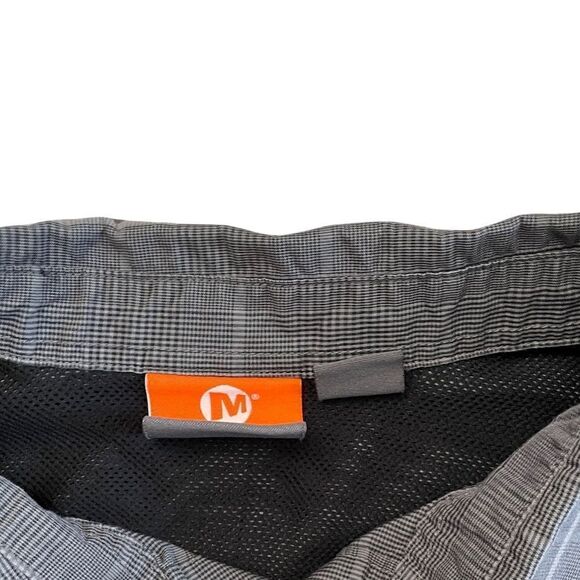 MERREL Long sleeve gray plaid button down shirt size XXL - Picture 6 of 6